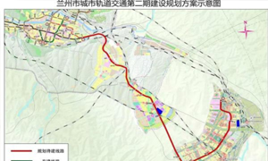 兰州拟申报轨道交通4号线一期工程